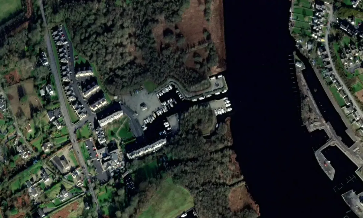 Flyfoto av Kincora harbour