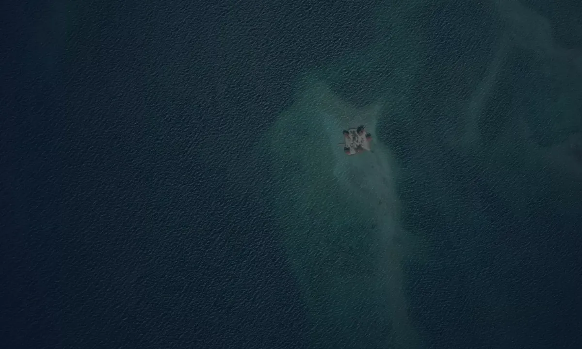 Satelite image of King Lewey Cay