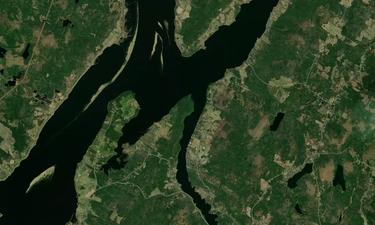 Flyfoto av Kingston Creek