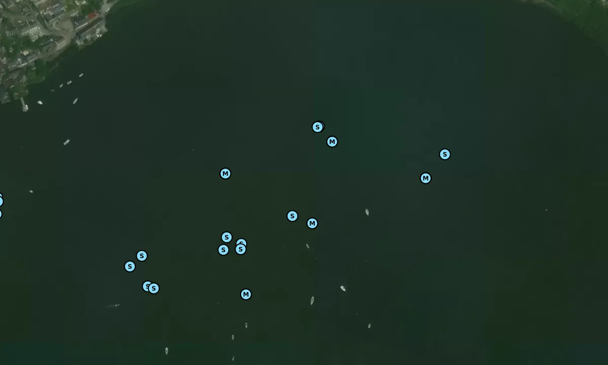 Satelite image of Kinsale Harbor