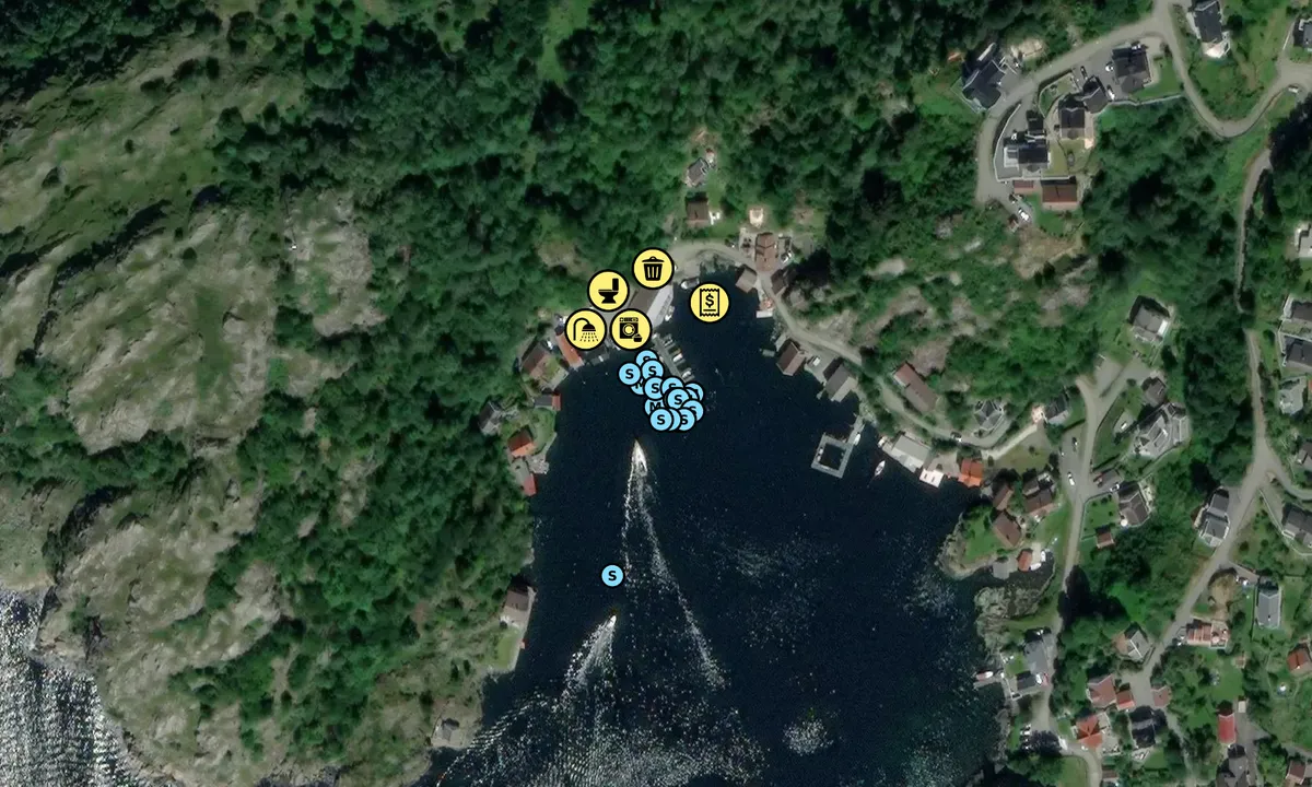 Satelite image of Kirkehamn