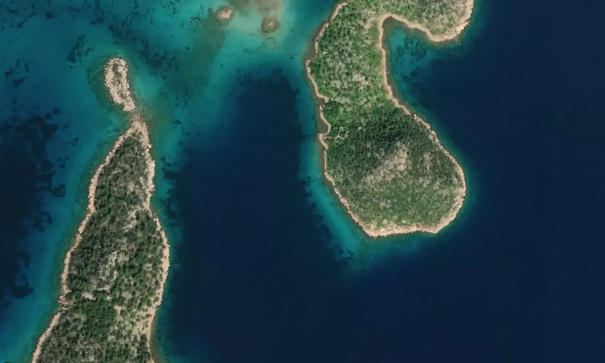 Flyfoto av Kiseli/Kizil Adasi Nord