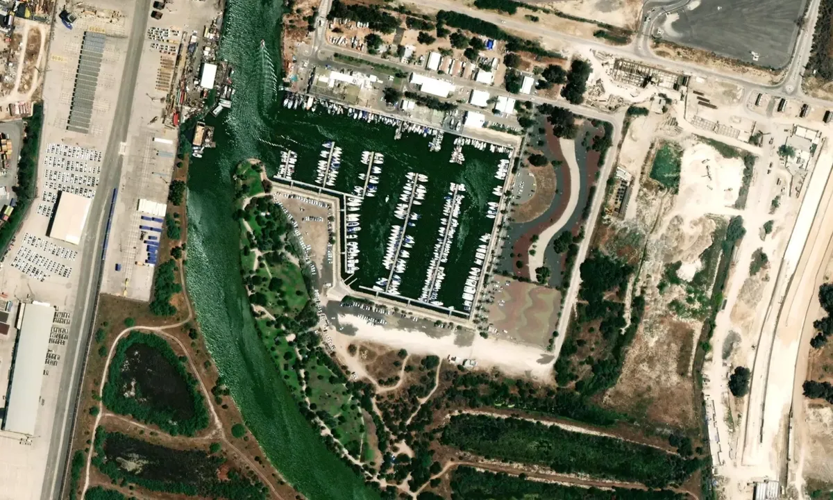 Flyfoto av Kishon Marina
