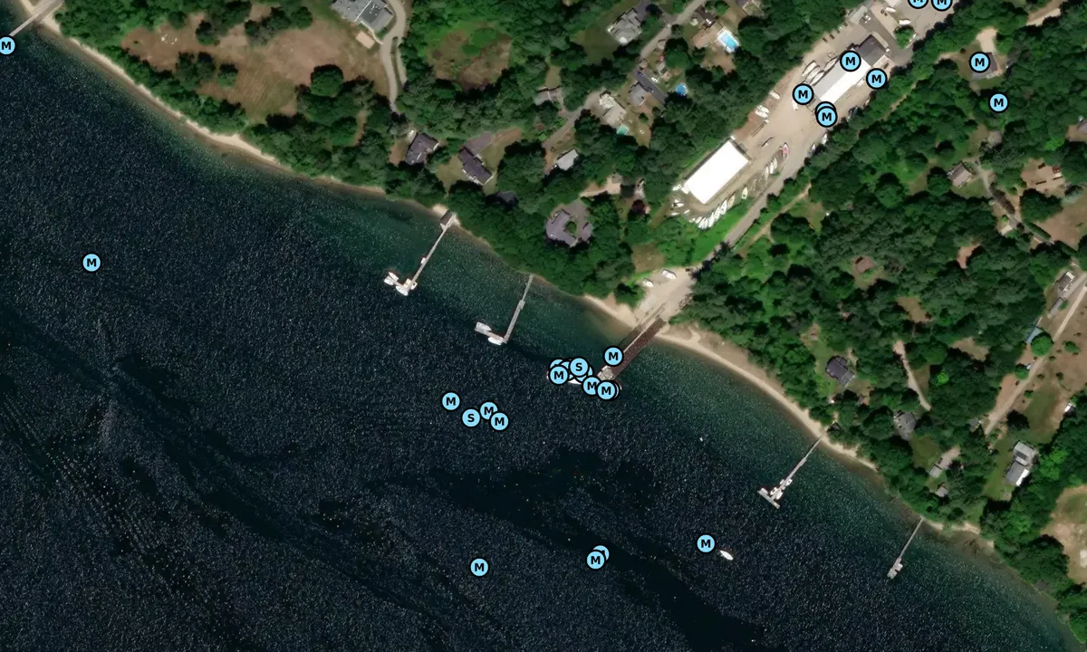 Satelite image of Kittery Point Yacht Yard - Eliot