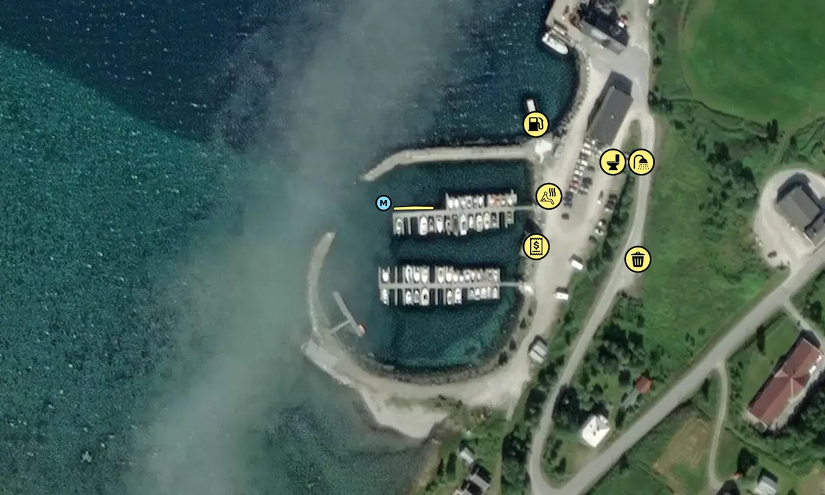 Satelite image of Kjeldebotn