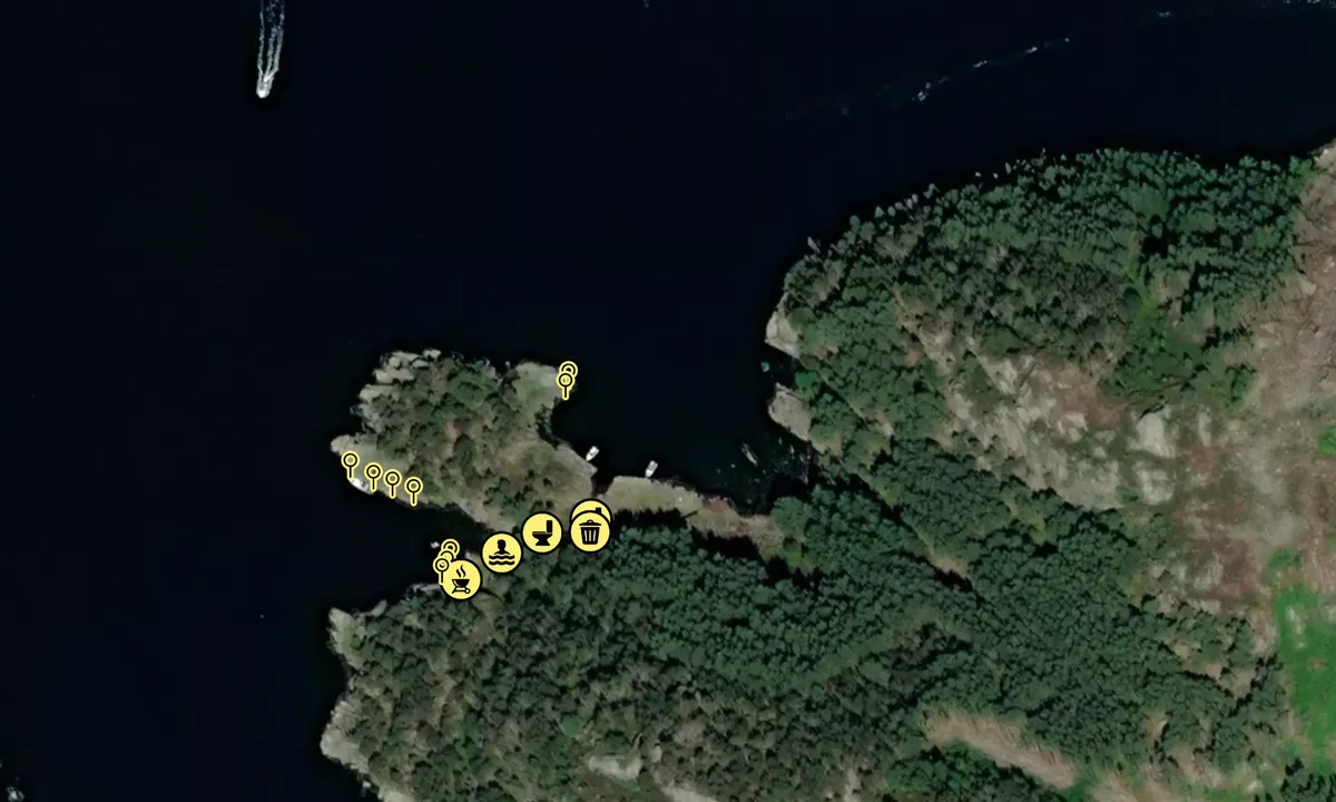 Satelite image of Kjeldevika