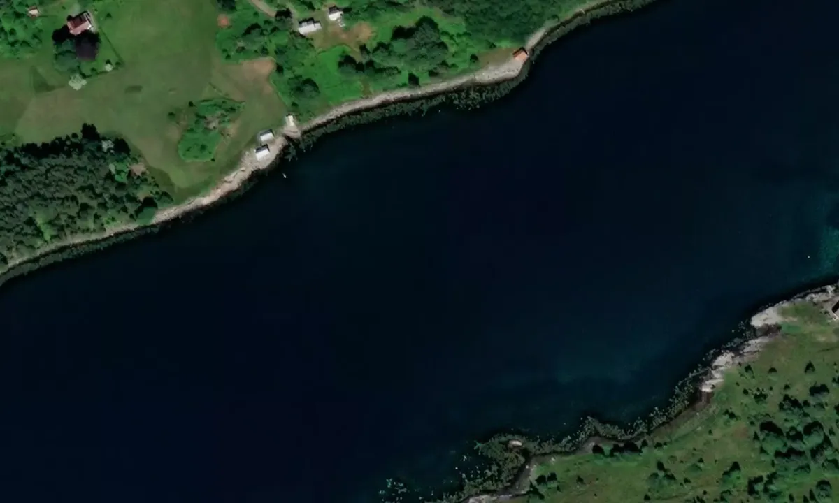 Satelite image of Kjerkegvågen