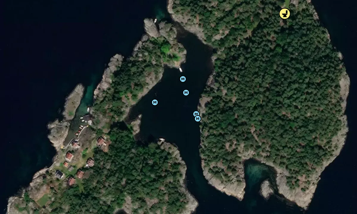Satelite image of Kjerkesundet