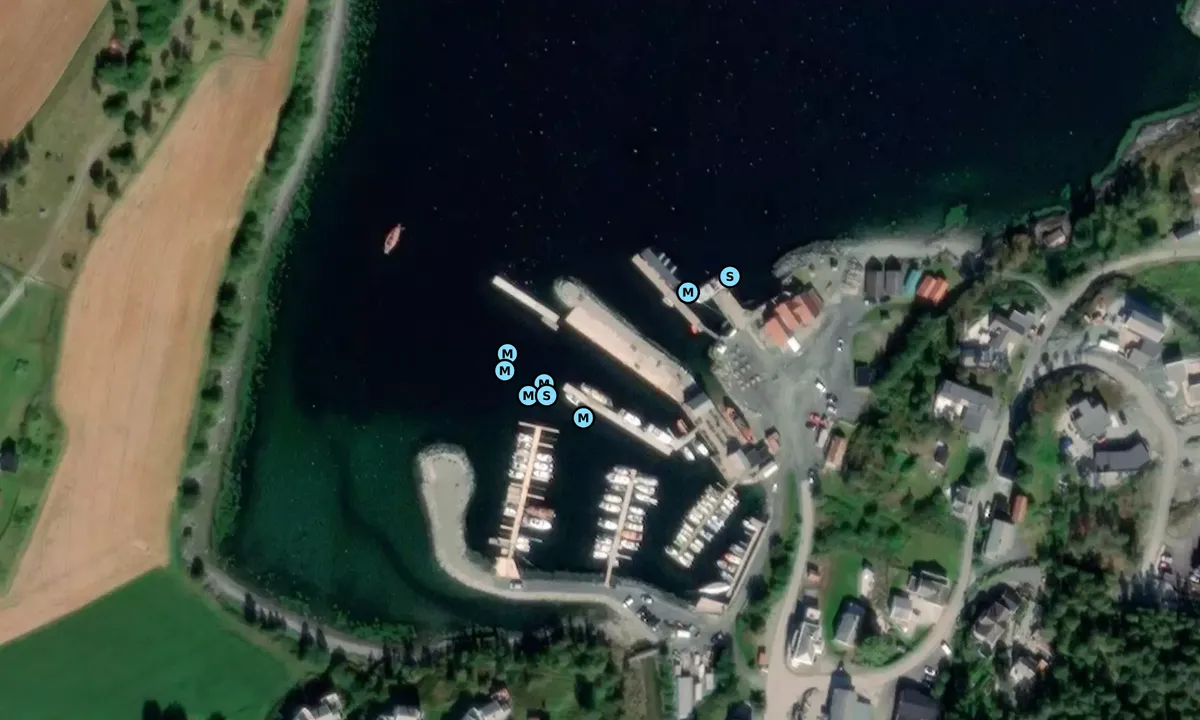 Satelite image of Kjerknesvågen