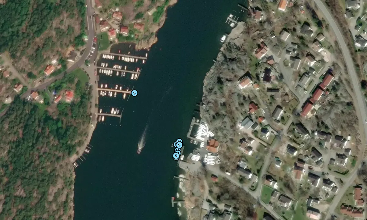 Satelite image of Kjøkøy Gjestehavn