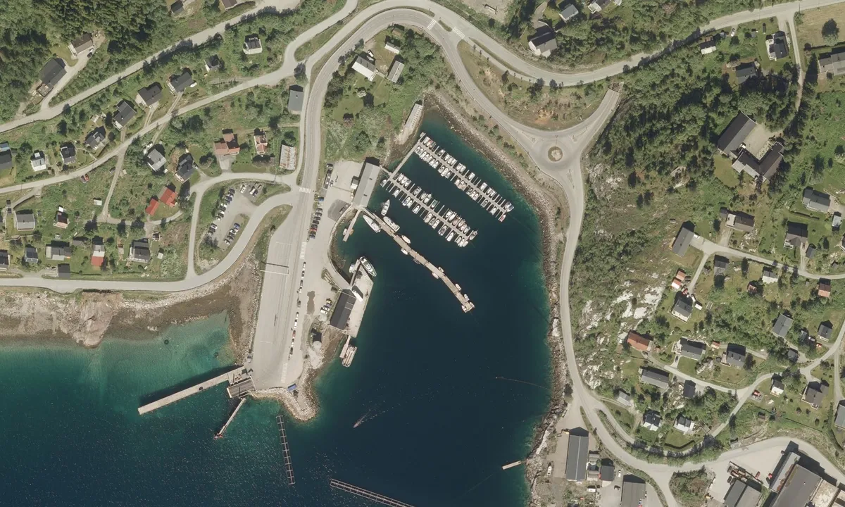 Kjøpsvikvågen Gjestehavn: Flyfoto av Kjøpsvik