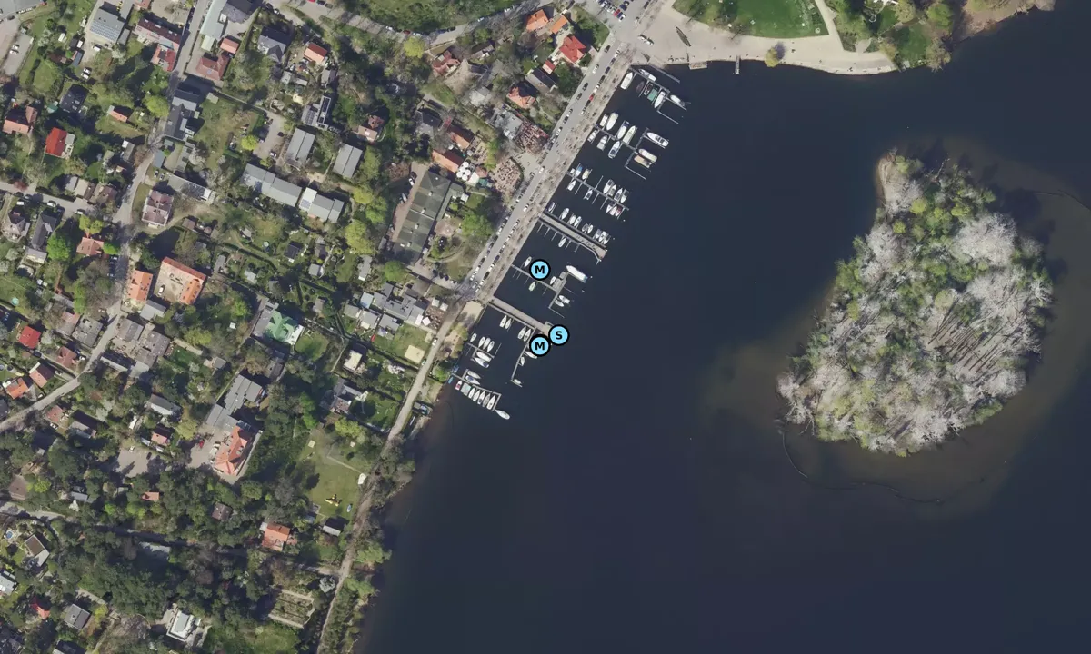 Satelite image of Kladower Promenadenhafen
