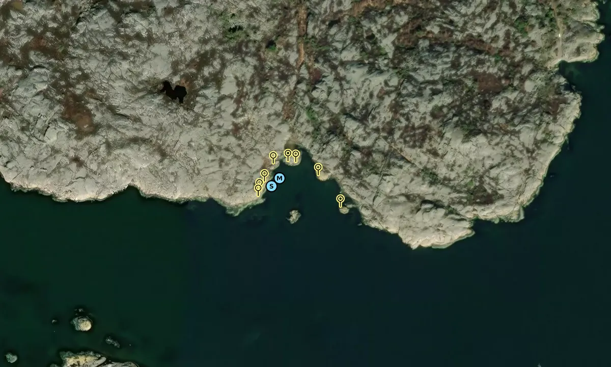 Satelite image of Klåverön