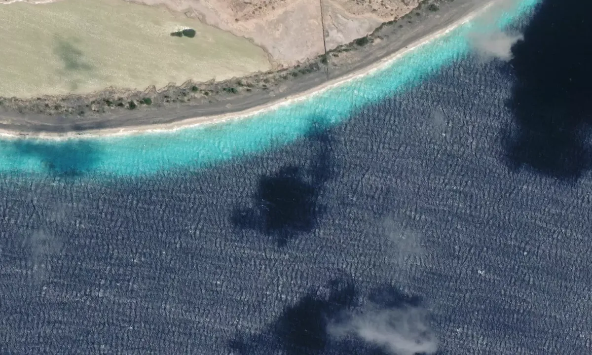 Satelite image of Klein Bonaire 1