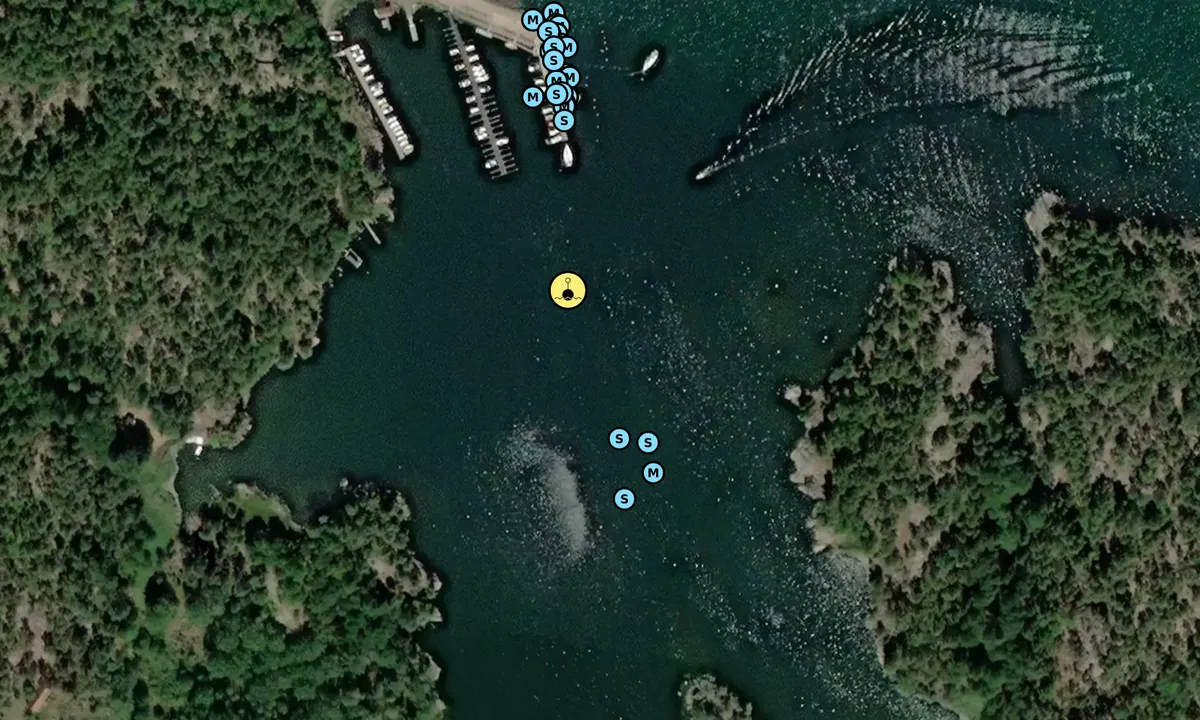 Satelite image of Klintemåla - SXK Dacke bouy