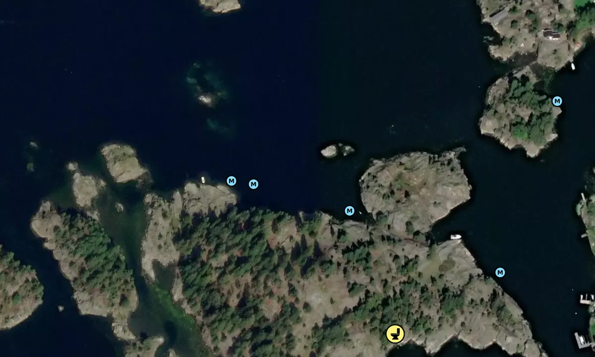 Satelite image of Klokkøya