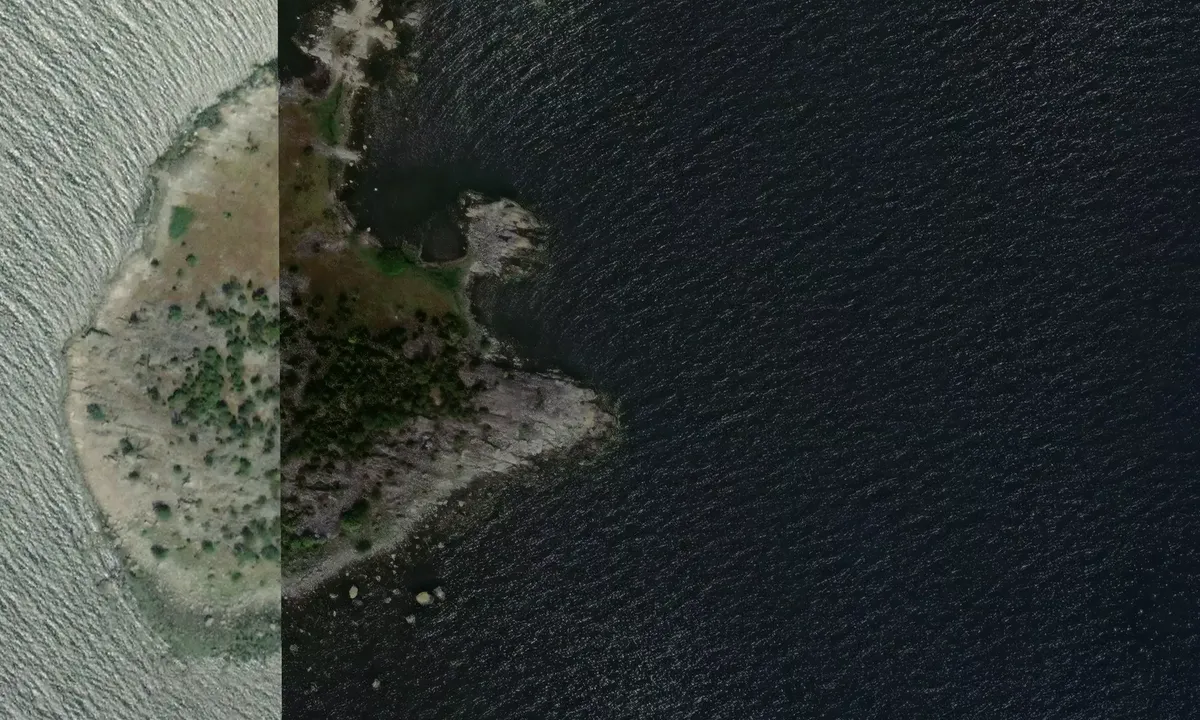 Satelite image of Kloven - Ronneby