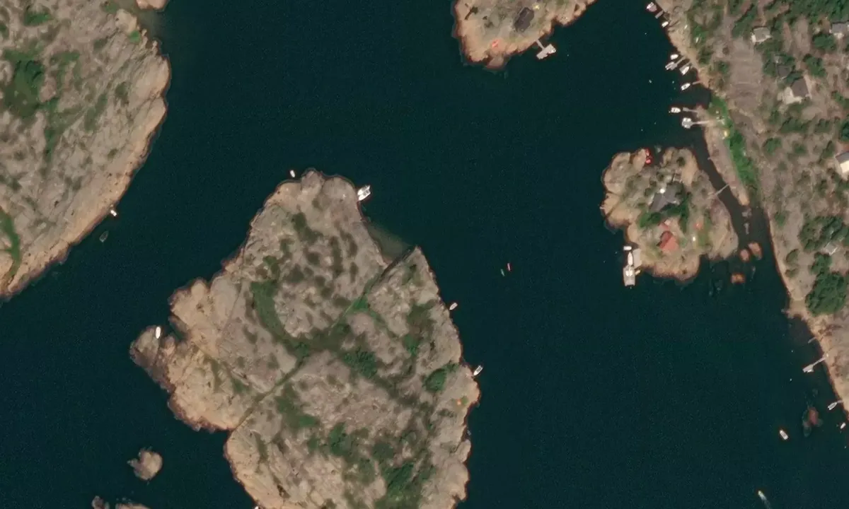Satelite image of Klovholmen