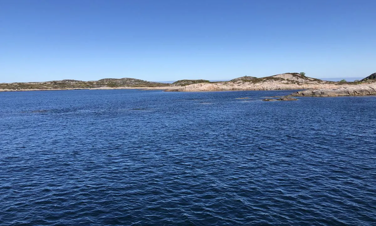 Pass deg for de umerkede skvalpeskjærene sørvest for Klubbøya. Du får de på babord når du seiler inn leden på sydsiden av Klubbøya.