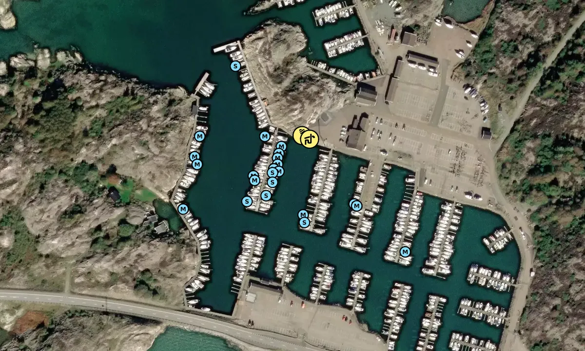 Satelite image of KMS Nordön - Södra hamnen
