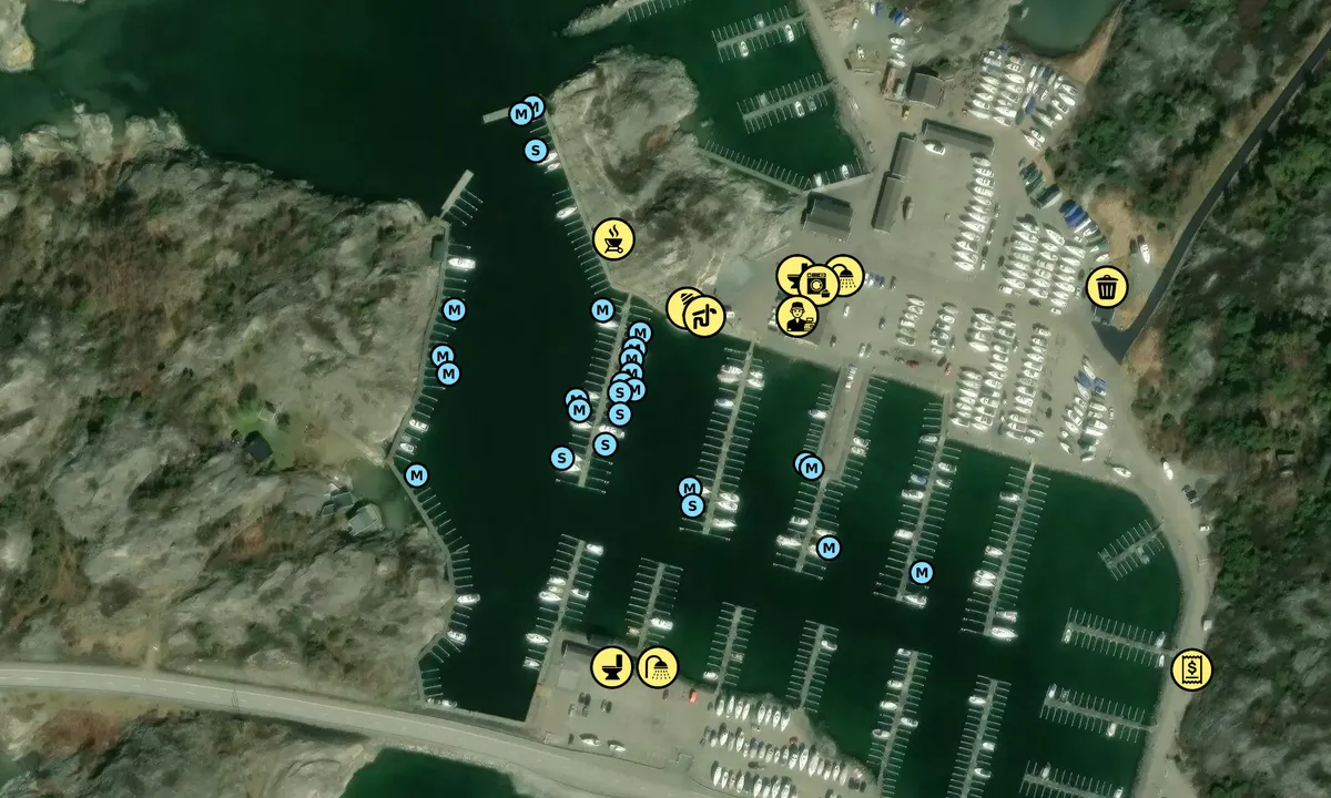 Satelite image of KMS Nordön - Södra hamnen