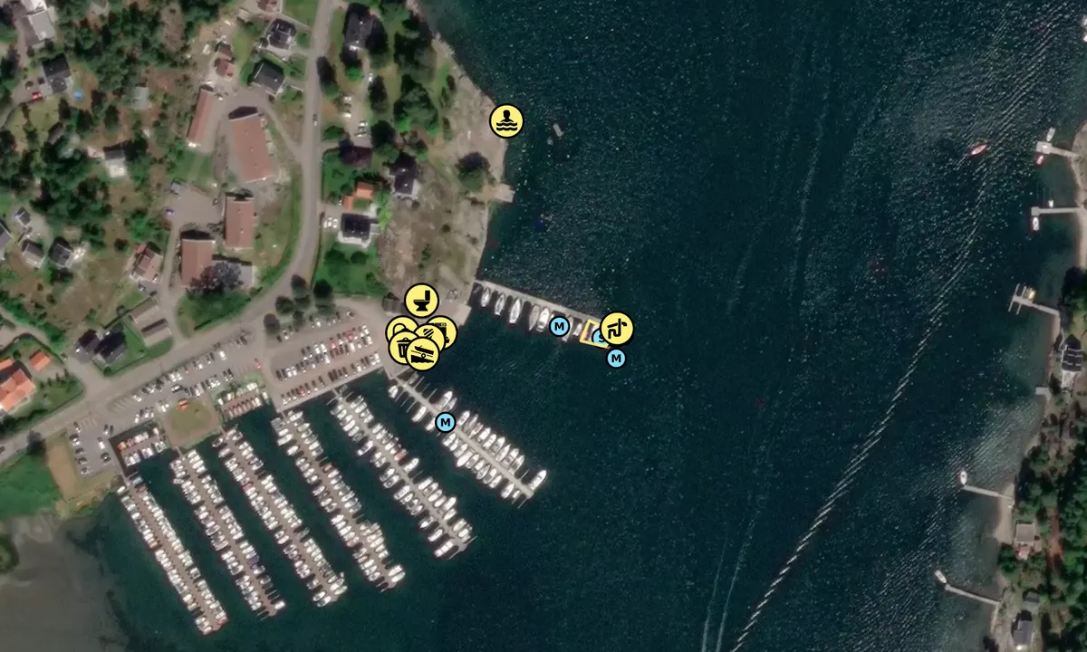 Satelite image of Knarberg Båthavn