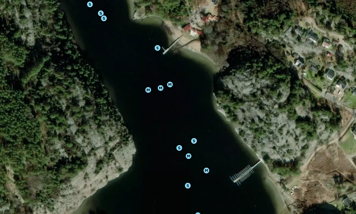 Satelite image of Knarrevik Kile