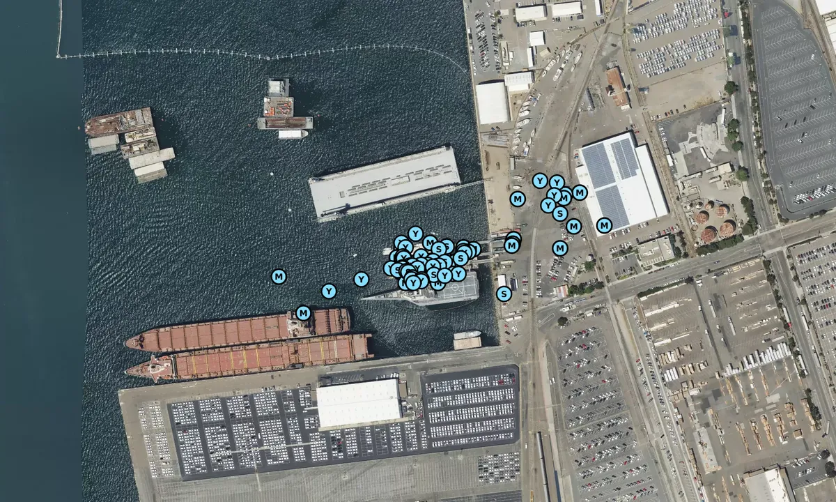 Satelite image of Knight and Carver Yacht Center