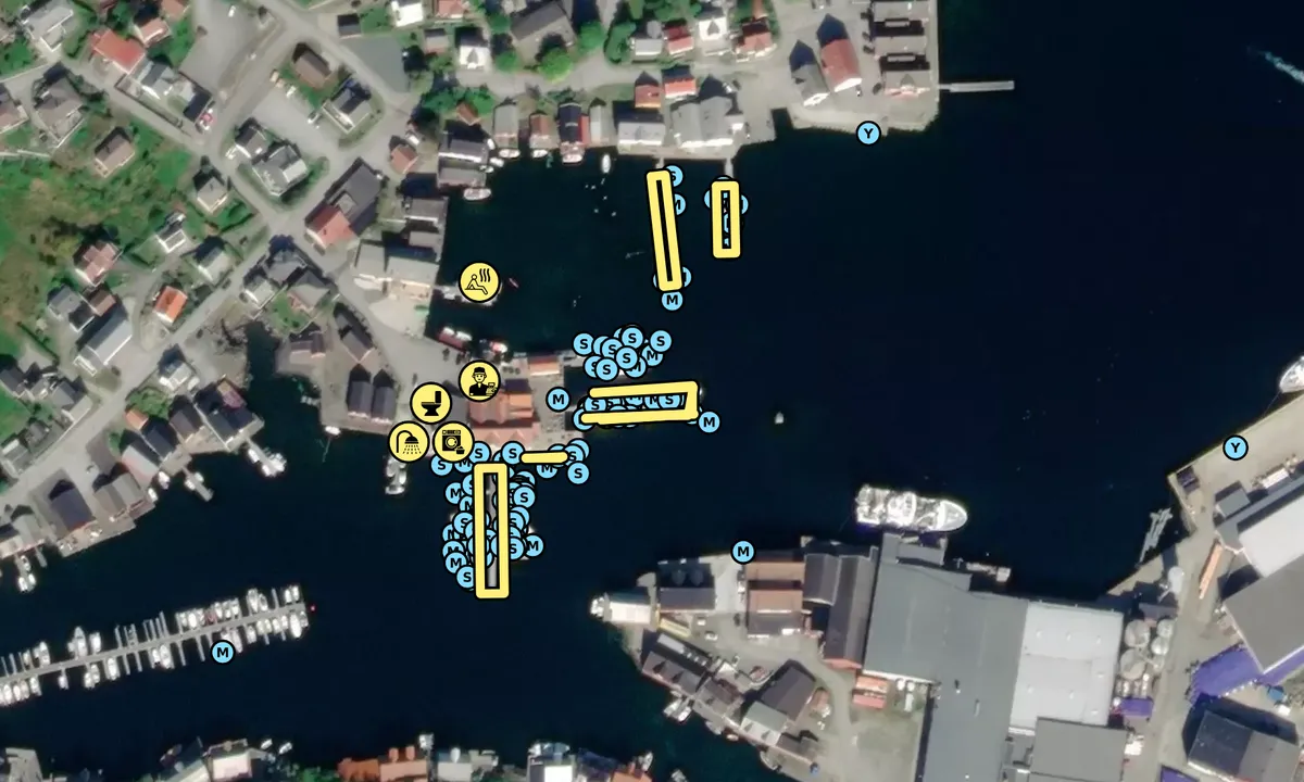 Satelite image of Knutholmen - Kalvåg