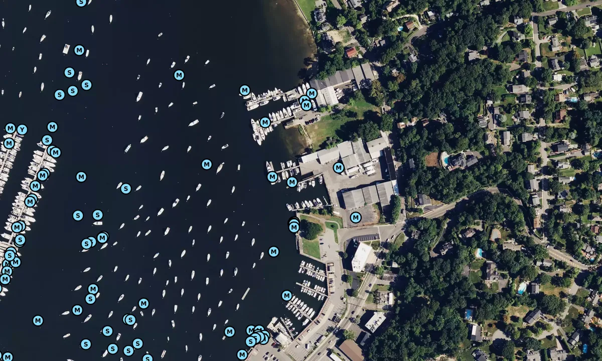 Satelite image of Knutson Yacht Haven Marina
