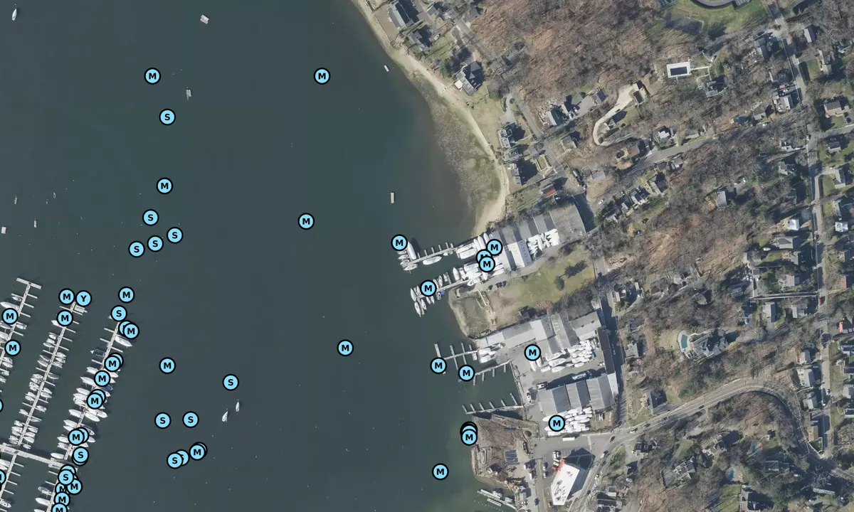 Satelite image of Knutson's Marine