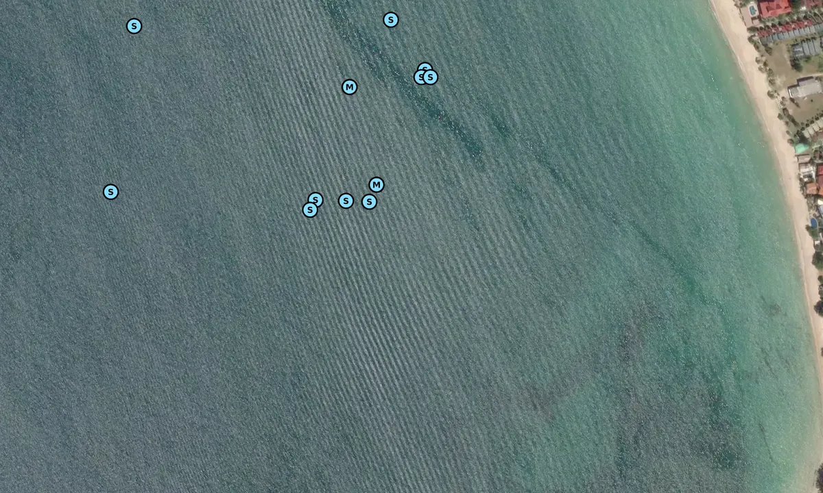 Satelite image of Ko Lanta West