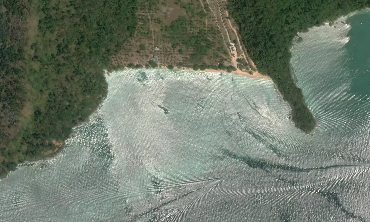 Satelite image of Ko Ngai South