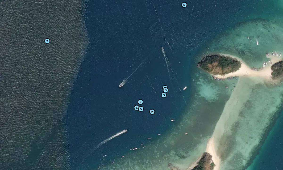 Satelite image of Ko Po Da Nok