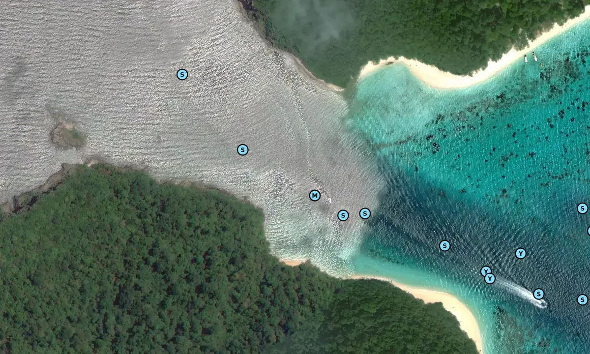 Satelite image of Ko Rok West