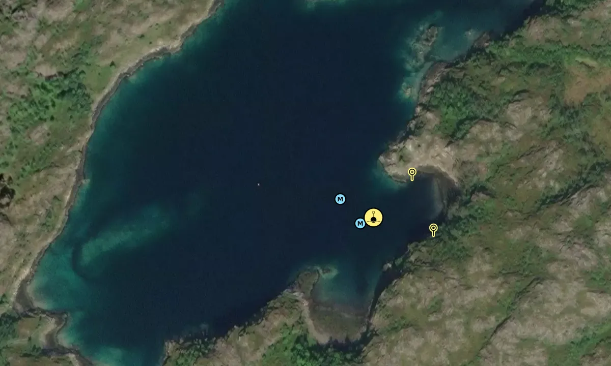 Satelite image of Kobbhamn - Helløy