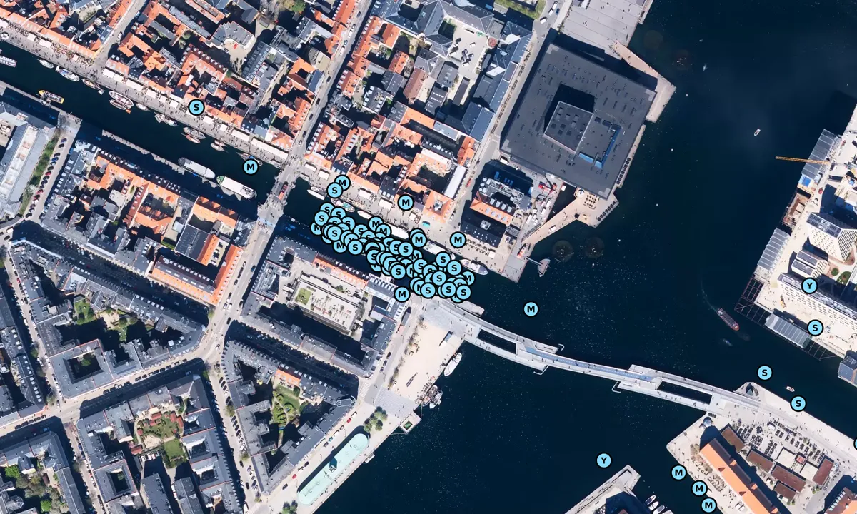 Satelite image of København Nyhavn