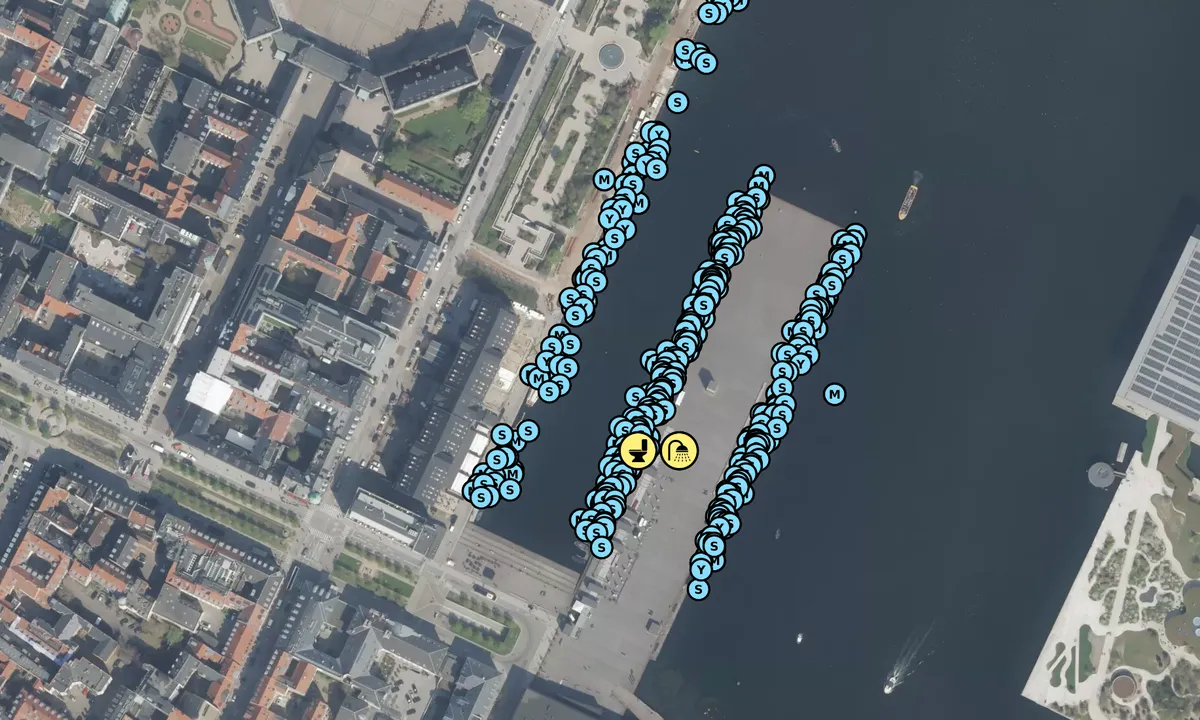 Satelite image of Københavns Inderhavn - Kvæsthusbroen