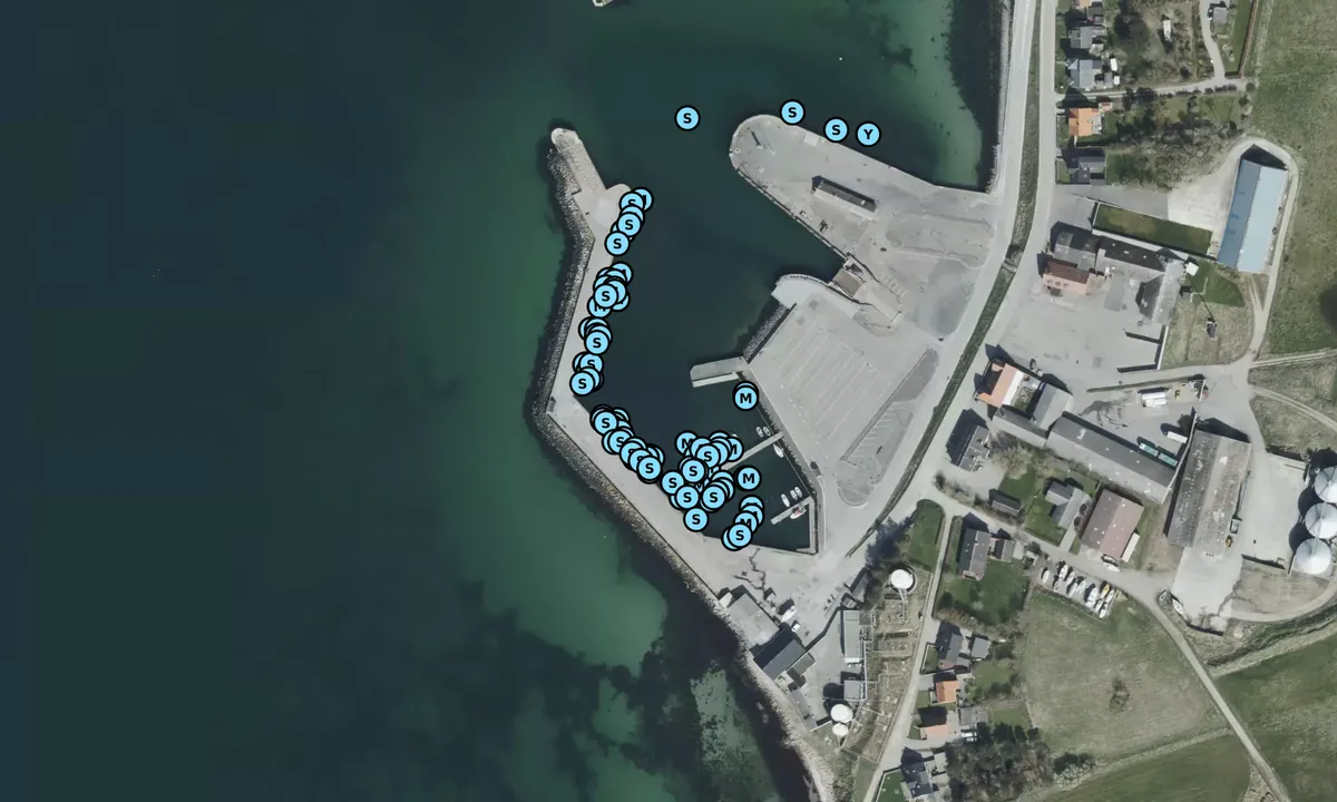 Satelite image of Kolby Kås (Samsø)