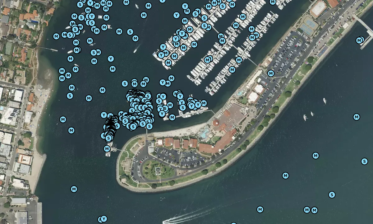 Satelite image of Kona Kai Superyacht Marina