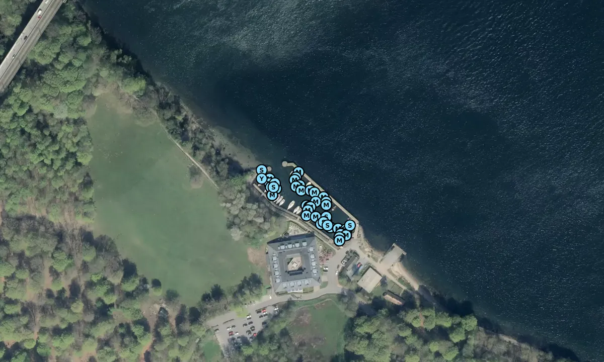 Satelite image of Kongebro Havn