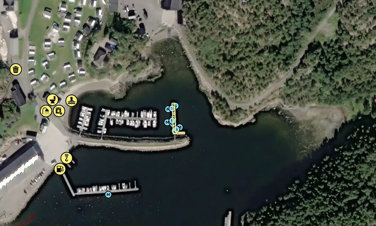 Satelite image of Kongensvoll Marina