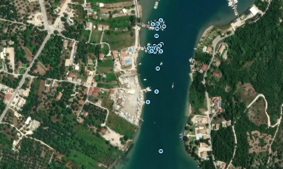 Satelite image of Konidaris Boatyard