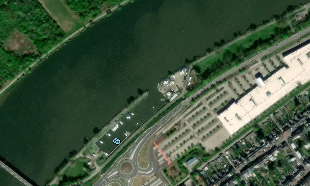 Satelite image of Konz Wasser Sport Club