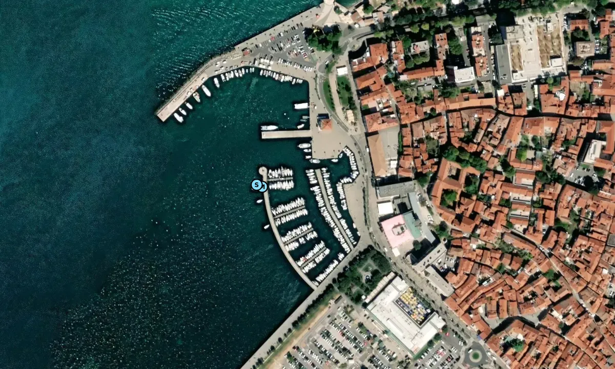 Satelite image of Koper Marina