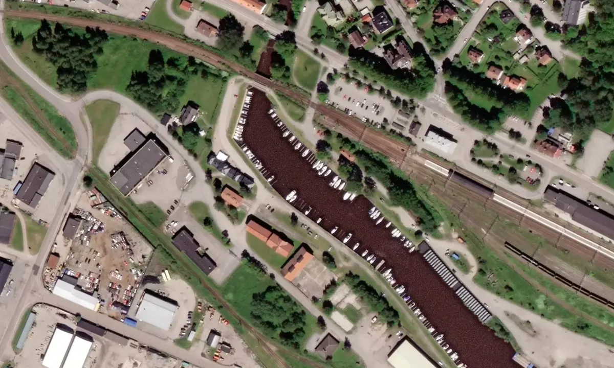 Flyfoto av Köping