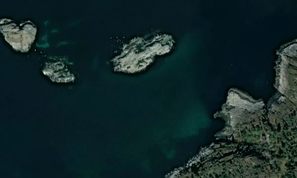 Satelite image of Kopparholmen