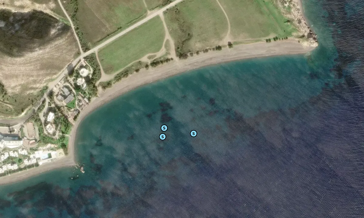 Satelite image of Kos Ammos