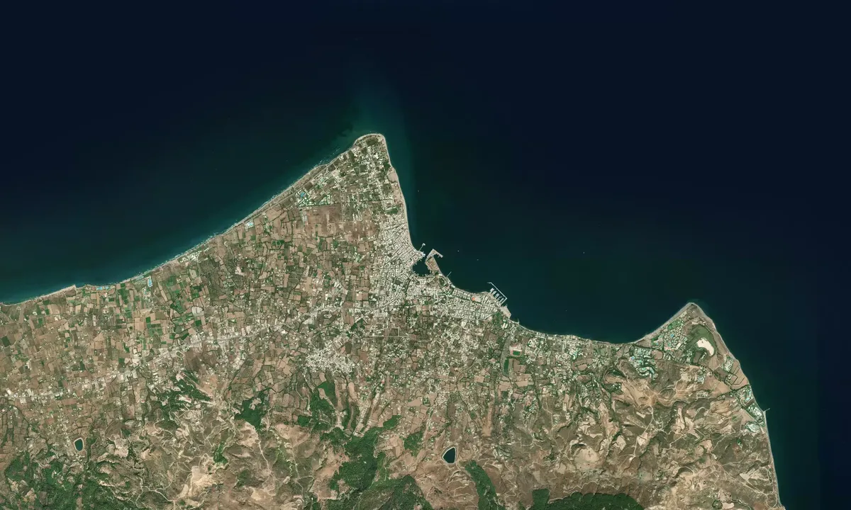 Flyfoto av Kos Municipal Harbour