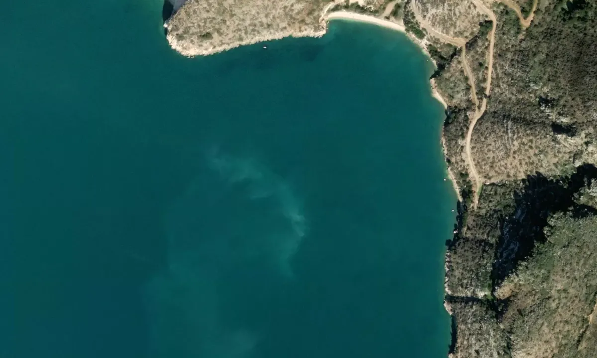 Flyfoto av Koumaria Beach